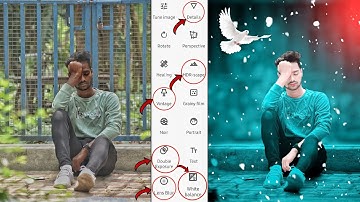 Snapseed green and bird effect photo editing tutorial | snapseed face smooth editing | photo editing