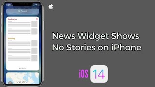 News Widget Shows No Stories On Iphone In Ios 14 Update Here S The Fix Youtube