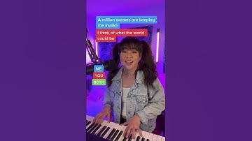 Thumbnail of A Million Dreams- The Greatest Showman- Duet (Sing With Me) #singing #thegreatestshowman