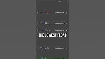 LOWEST FLOAT EVER UNBOXED IN CS:GO