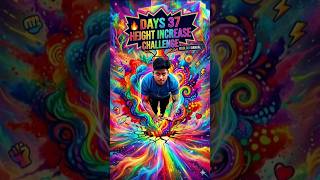 )DAYS 37: HEIGHT INCREASE CHALLENGE! 📏 | Full Colour Explode Blast 💥 #shorts #vlog #fitness