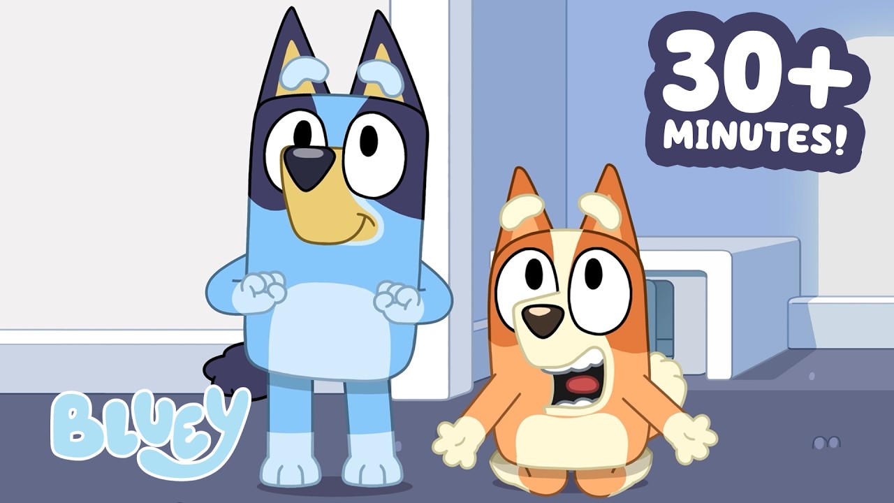 Bluey et Bingo en Vacances ! 😎 | Compilation de Clips 💙 | Bluey - Français Chaîne Officielle