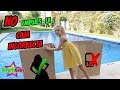 NO EMPUJES LA CAJA INCORRECTA a la piscina!! Daniela DivertiGuay