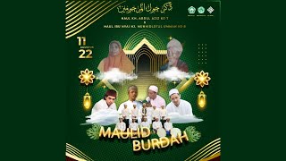 MAULID BURDAH | Haul KH. Abdul Aziz ke-7 & Haul Ibu Nyai Hj. Munhidlotul Ummah ke-8