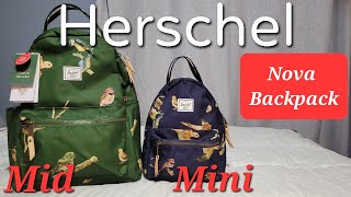 Herschel Nova Backpacks! DETAILED Review Nova Mid & Nova Mini (10 Year 