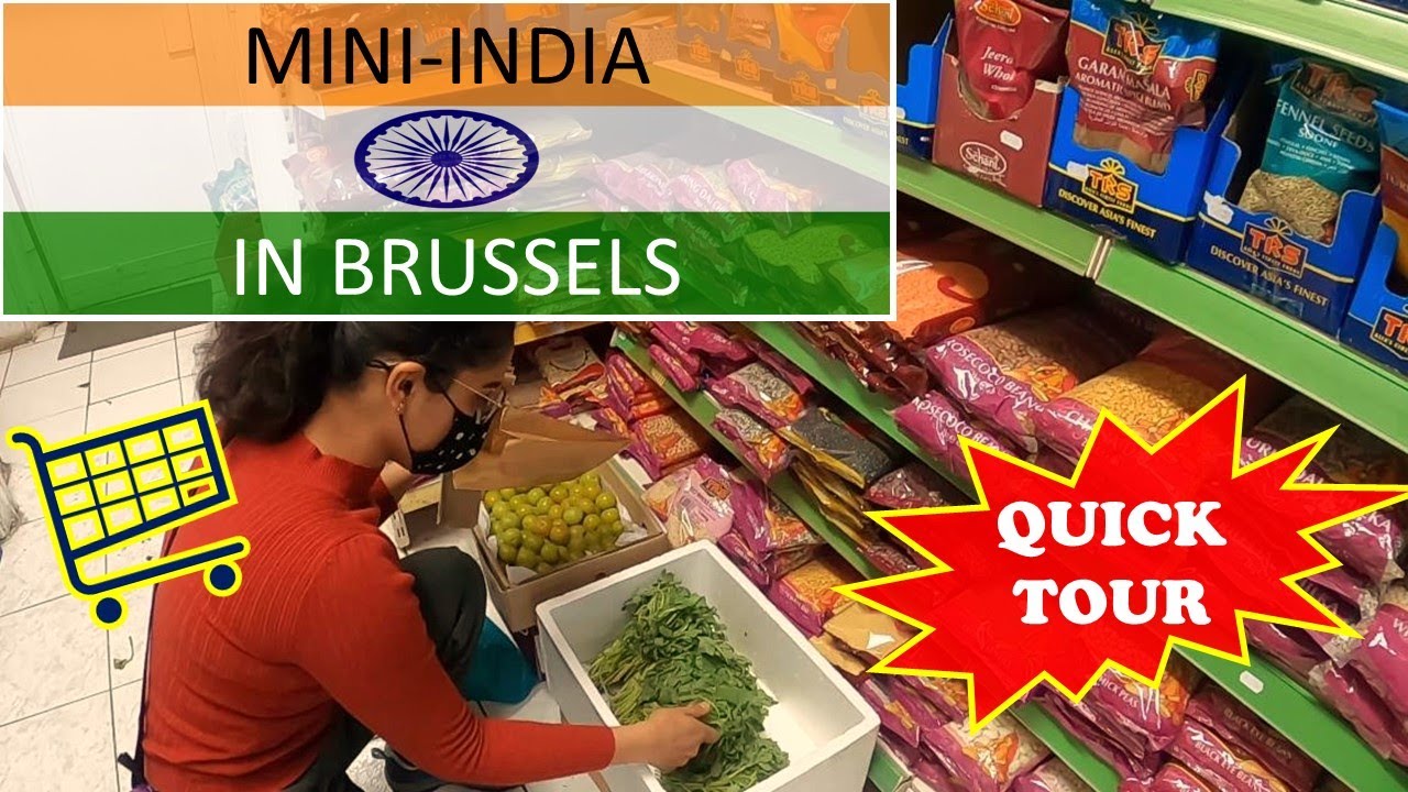 Buying Indian Grocery in Brussels Best Store You won't miss India (HINDI AUDIO) YouTube