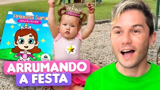 PREPARATIVOS PARA A FESTA DE ANIVERSÁRIO DA SARA | Família Galactica