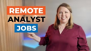 Remote Data Analyst Jobs