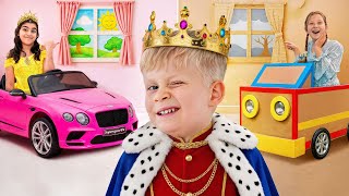 funny princess adventures rich vs poor girls stories kids