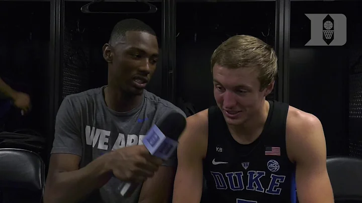 DBP: Luke Kennard and Harry Giles after the ACCT w...