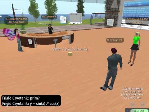 ISTE in Second Life: Frigid Cryotank's 3D Graph Generator