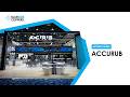 Accurub at Automechanika 2026, Delhi | Exhibition booth by Blues N Coppers