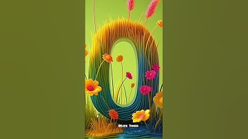 0 to 9 Nature Grass Count-Up | Floral Numbers Growing 🌸🌿 #countup #timer #shorts