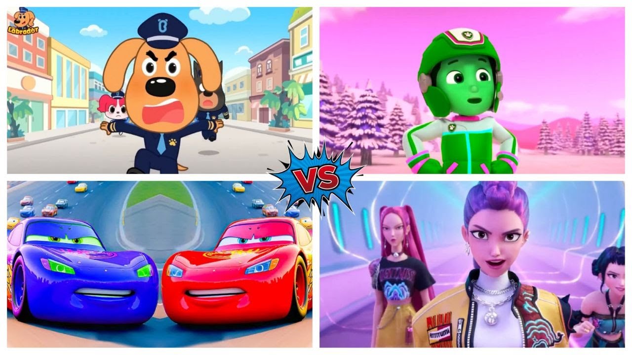 TILES HOP K-POP DEMON HUNTERS 🆚 SHEFF LABRADOR EDM RUSH 🆚 PAW PATROL 🆚 MCQUEEN