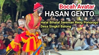 Spektakuler‼️Kedatangan Hasan Gentho Acara Halal Bihalal Seniman Reog Ponorogo Singkil Balong