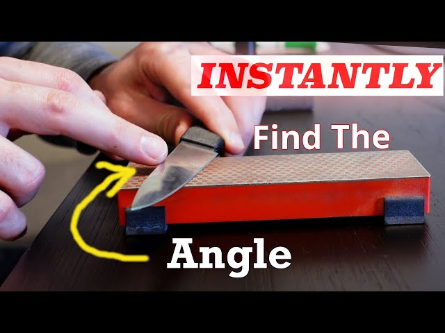 Find the correct sharpening angle