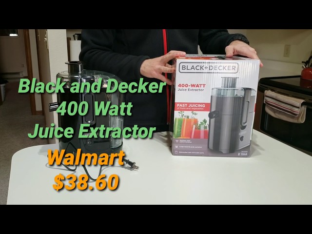 Black and Decker Fruit and Vegetable Juice Extractor