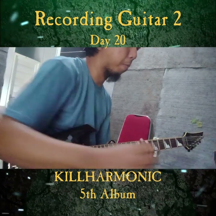 Recording Metal Guitar 2   Day 1   KILLHARMONIC 5th Album #guitarlessons #metalguitar 03
