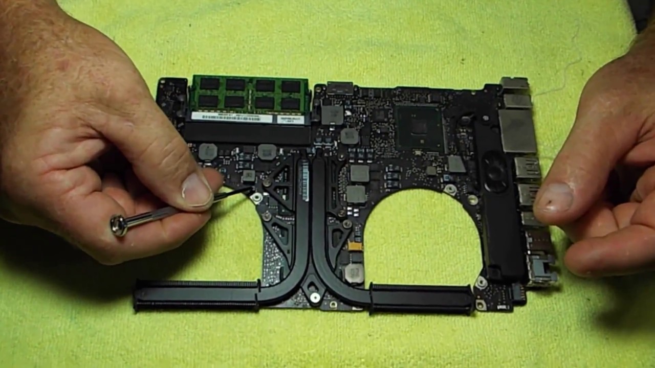 2010 Macbook Pro 15 Inch GPU Kernal Panic Repair - YouTube