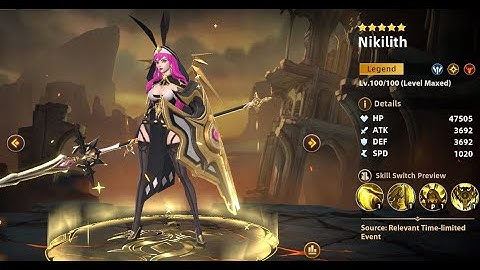 IMR Infinite Magicraid Nikilith New LTE Hero Review