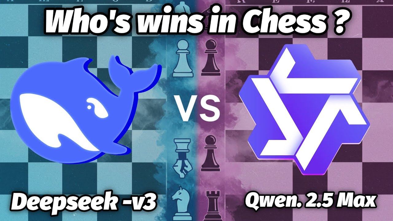 DeepSeek v 3.1 vs Qwen Max Play Chess Who will Win?