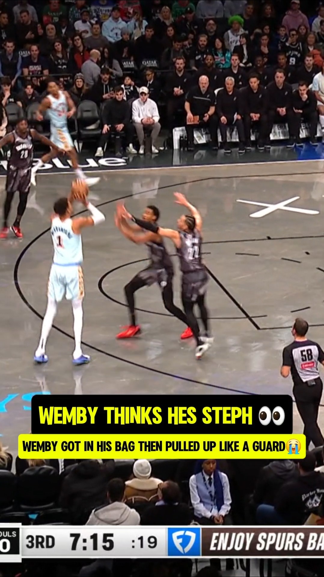 Wemby really does what he wants?