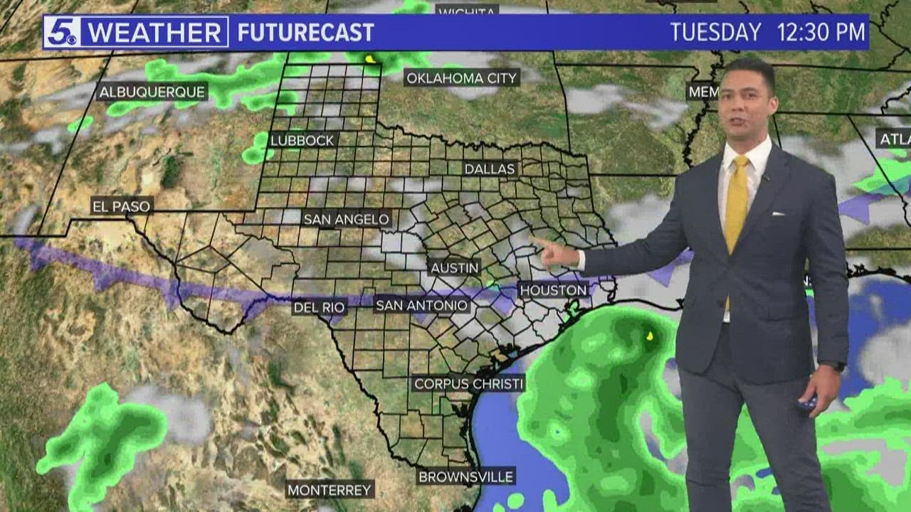 Small chance at rain next week for San Antonio - YouTube