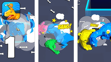 Dino Chaos: Crazy Race - Gameplay Walkthrough Part 1 - Dominate Prehistoric Tracks & Outrun Rivals!