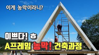 How to Build A Frame House with zinc panel & wood in Korea