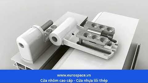 Euro Space -  Video các bước lắp đặt bản lề 3D cửa nhựa