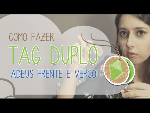Como fazer Tag Duplo Festa Junina :: DIY :: Grátis