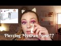 DIY At Home Nose Piercing Kit From Amazon Demo. Does it Really Work??? Music2makeup
