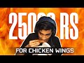 SPICIEST CHALLENGE EVER || 🔥CHICKEN WINGS CHALLENGE FOR RS  25,000 ft.@MortaL @8bit_rebel