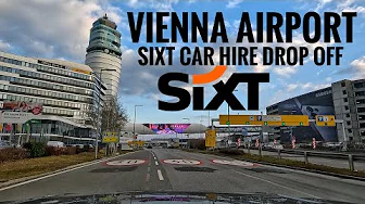 4K Drive to Vienna Airport | Vienna Car Hire Sixt | Sixt BMW 3 Series Rental Return