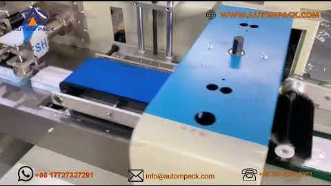 ATM 250X Automatic Pouch Packing Machine Napkin Fork Spoon Cutlery Flow Packing Machine