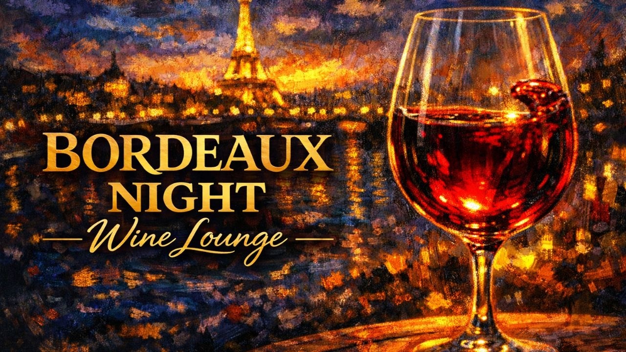🍷 𝐁𝐎𝐑𝐃𝐄𝐀𝐔𝐗 𝐍𝐈𝐆𝐇𝐓 — French Instrumental Music — Wine Lounge Playlist | Elegant Dinner