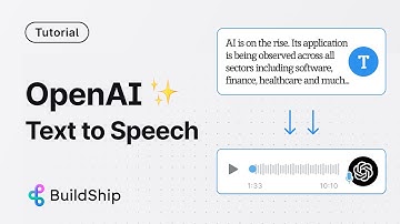NEW OpenAI Text to Speech API - with No Code