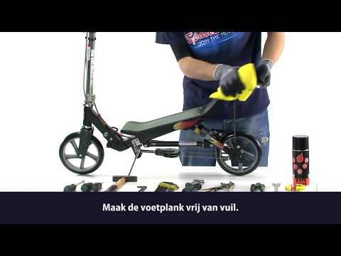 pad als eigendom Space Scooter - Ketting vervangen X360 X580 X590 (NL) - YouTube