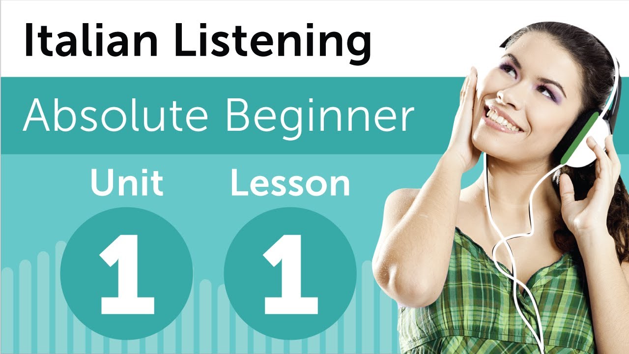 Italian Listening Comprehension - At an Italian Bookstore