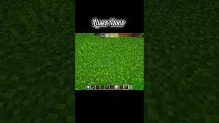 Laser Door in Minecraft #shortsfeed #viral #shorts