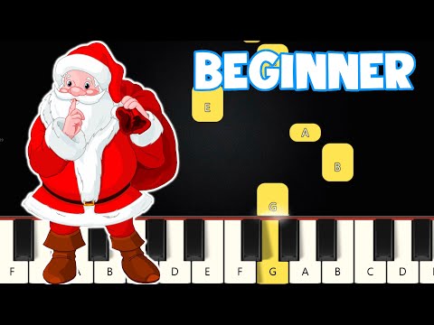 We Wish You A Merry Christmas | Beginner Piano Tutorial | Easy Piano