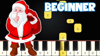 We Wish You A Merry Christmas | Beginner Piano Tutorial | Easy Piano