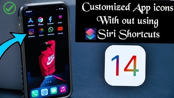 iOS 14 - Customize iPhone App Icons with out using Siri Shortcuts!