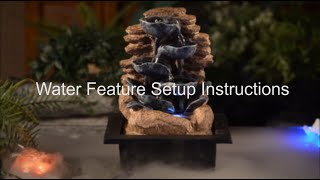 Water Feature Setup Instructions Vivid Range with light