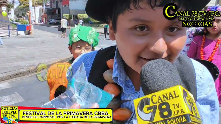 POR PRIMERA VEZ EN COCHABAMBA SE REALIZA EL DESFILE DE LAS FLORES
