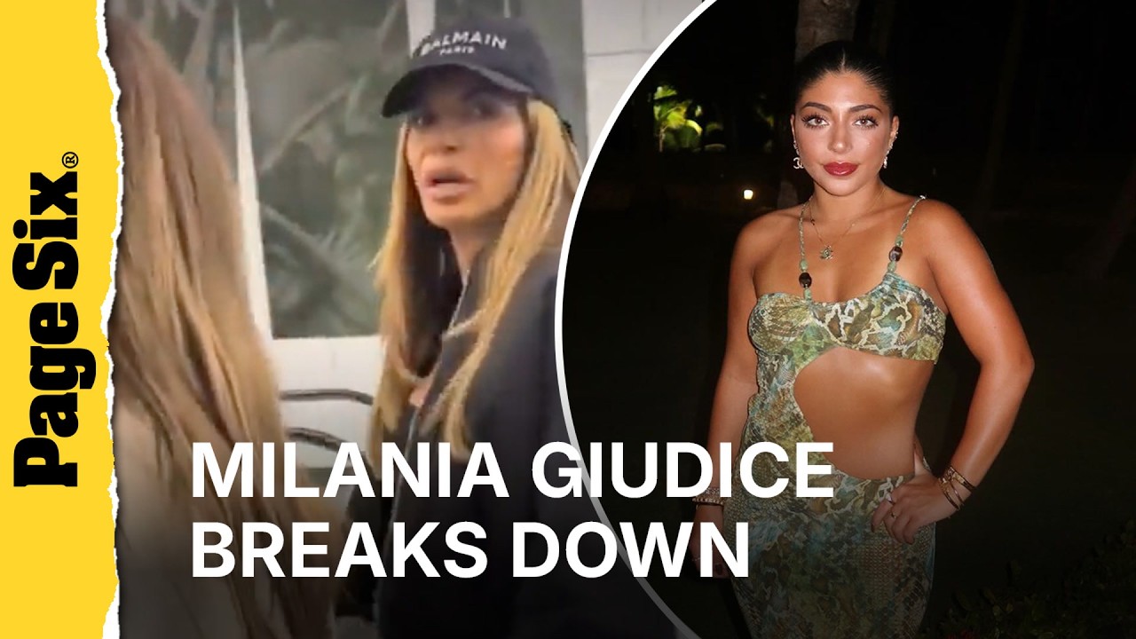 Milania Giudice 'under the care of professionals' after tense airport incident