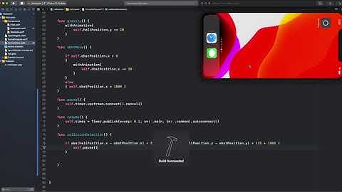 EASY iOS game tutorial Part 2/2 | Helicopter arcade game | SwiftUI 2020