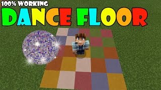 100% Working Dance Floor | No Mods, No addons | Minecraft PE (Pocket Edition) MCPE Command Block