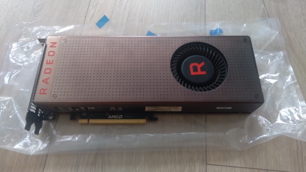 Обзор внешнего вида видеокарты Radeon RX vega 56 8Gb
