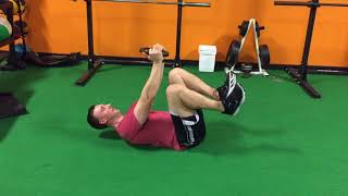 Bent-Knee Plate Crunch